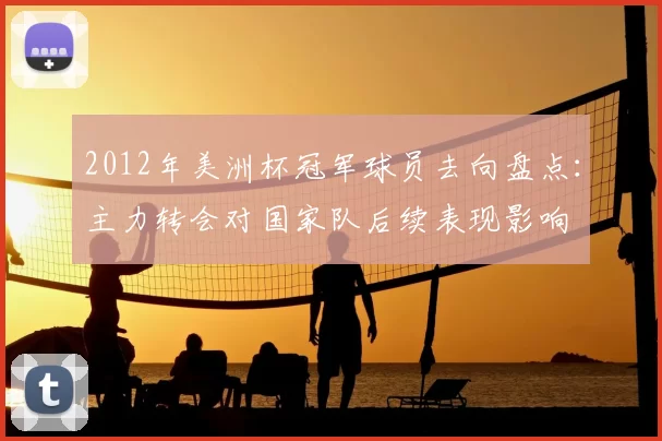 2012年美洲杯冠军球员去向盘点：主力转会对国家队后续表现影响